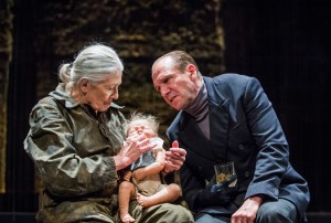 Vanessa Redgrave and Ralph Fiennes in Richard III. Photo: Tristram Kenton