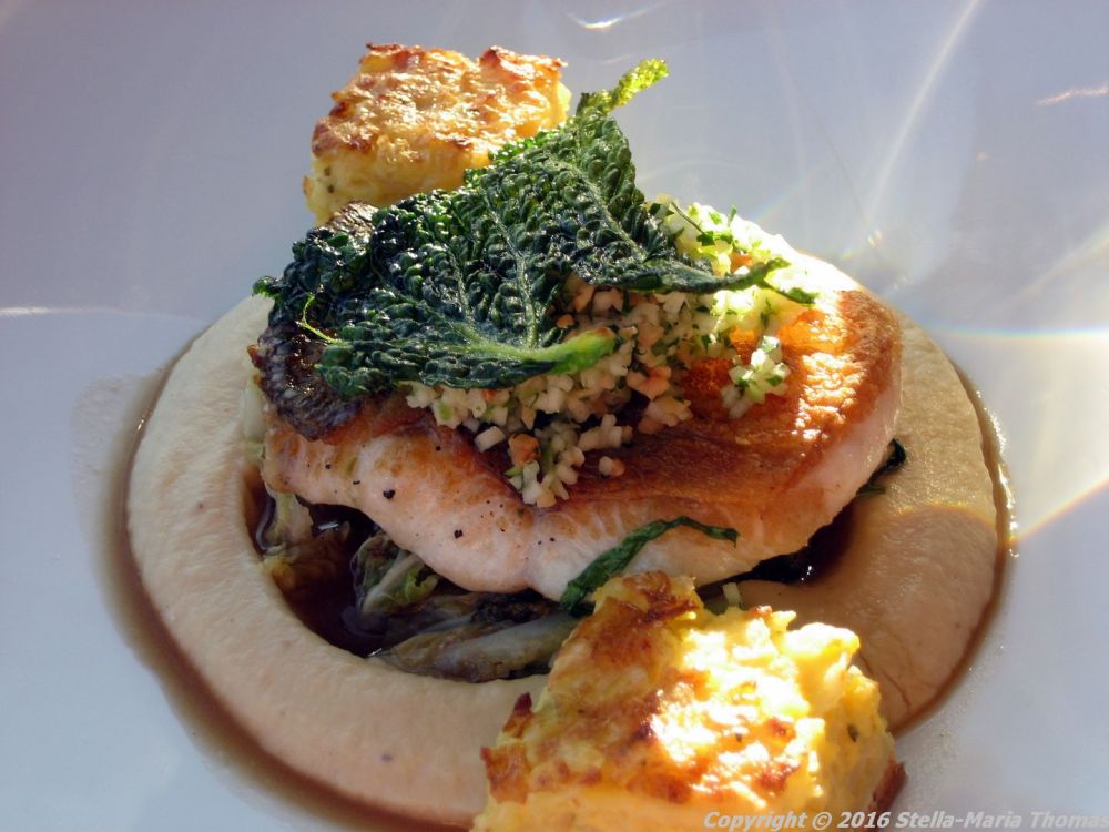 dachgarten-restaurant-reichstag-fried-pike-perch-malt-beer-savoy-cabbage-onion-tart-granny-smith-gremolata-celeriac-puree-dill-oil-berlin-009