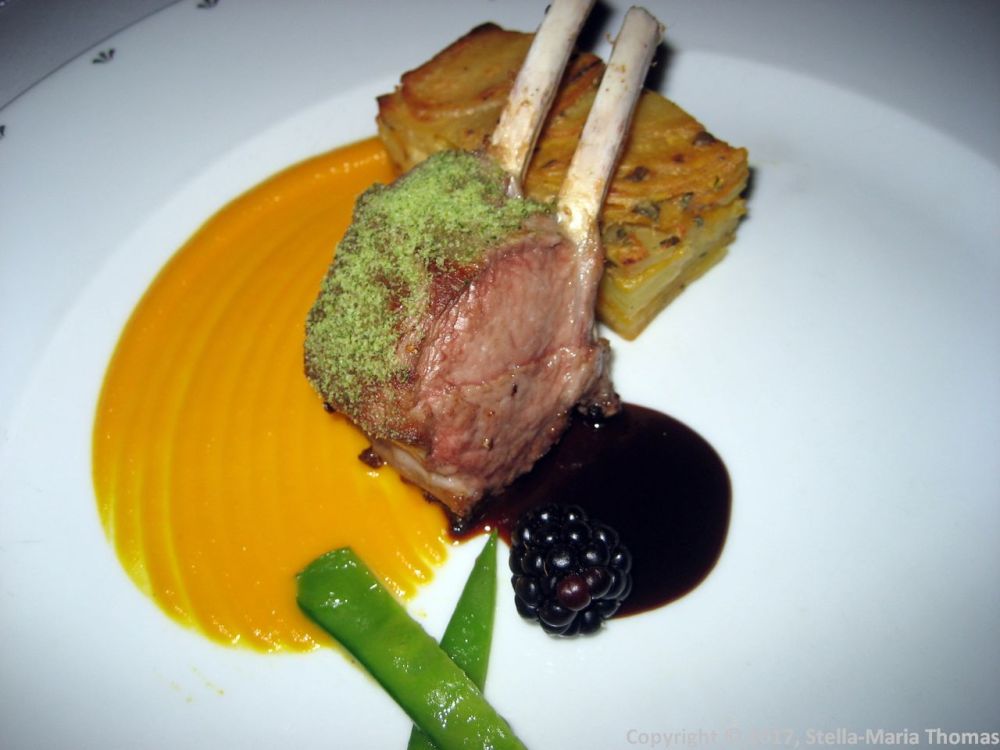 WENTZL, POLISH LAMB CHOPS, SWEET POTATO GRATIN, PARSLEY CRUMB, PORTER SAUCE 011