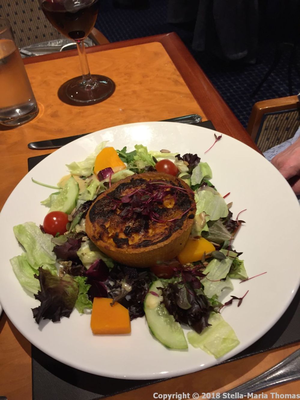 PRIDE OF ROTTERDAM, THE BRASSERIE, GOAT'S CHEESE TART 003