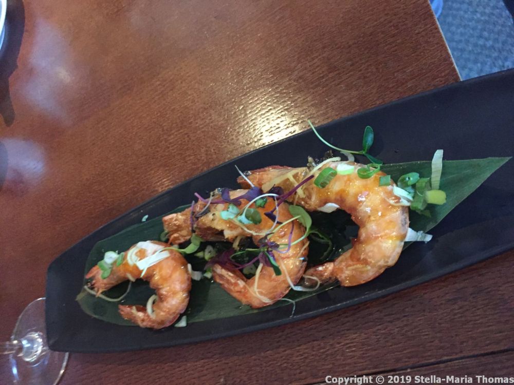 THE CHINESE CRICKET CLUB, HONEY SOYA KING PRAWNS 003